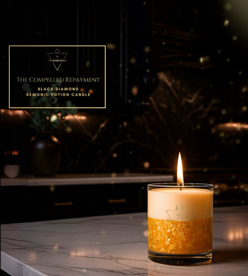 The Compelled Repayment Demonic Potion Candle