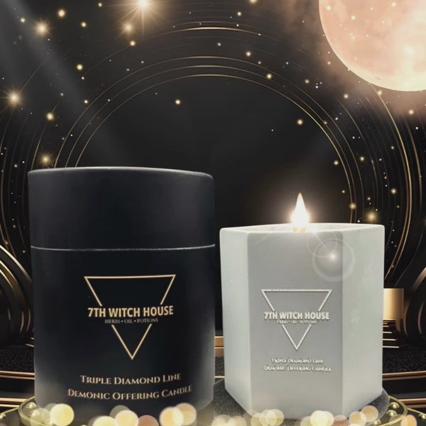 Triple Diamond Demonic Offering Candle