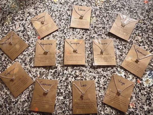 Zodiac Charm Necklaces
