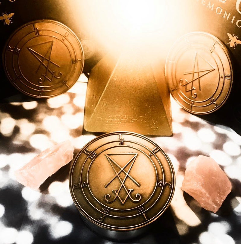 Lucifer Copper Offering Plate