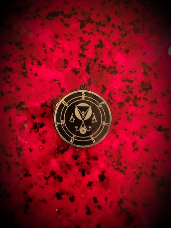 seventh black evocation pendant