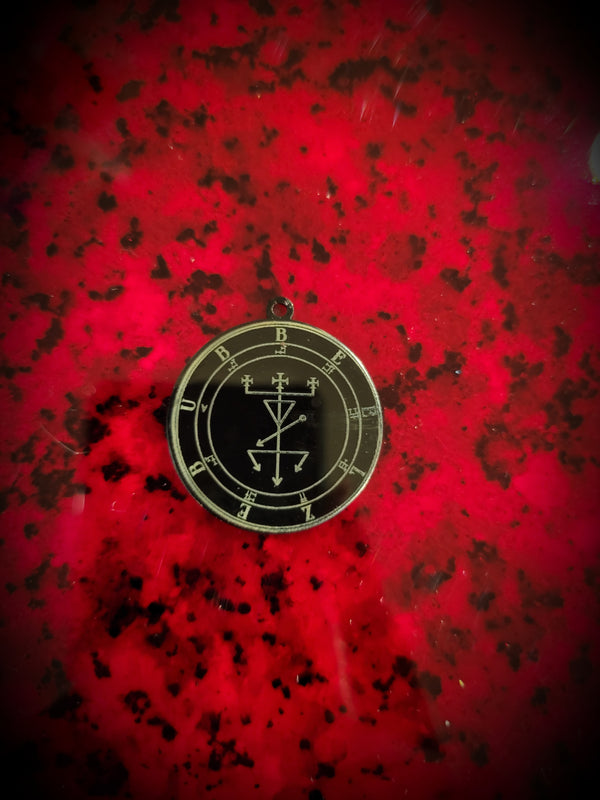 beelzebub black pendant 