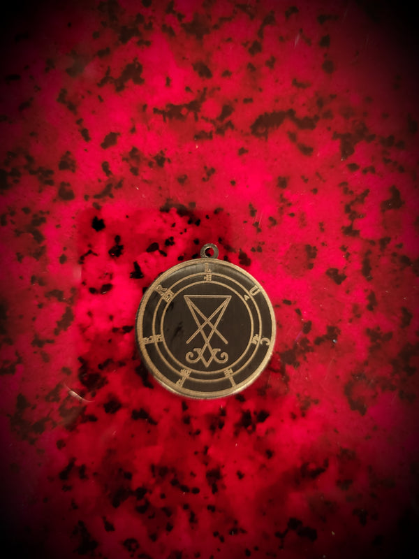 black lucifer pendant