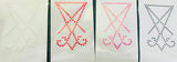 Lucifer Rhinestone Heat Transfer