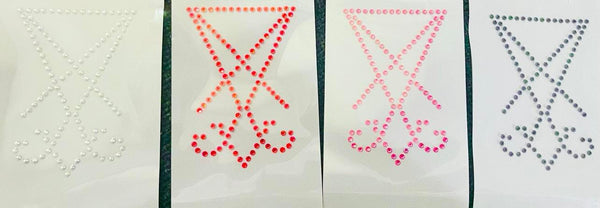 Lucifer Rhinestone Heat Transfer