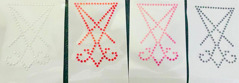 Lucifer Rhinestone Heat Transfer