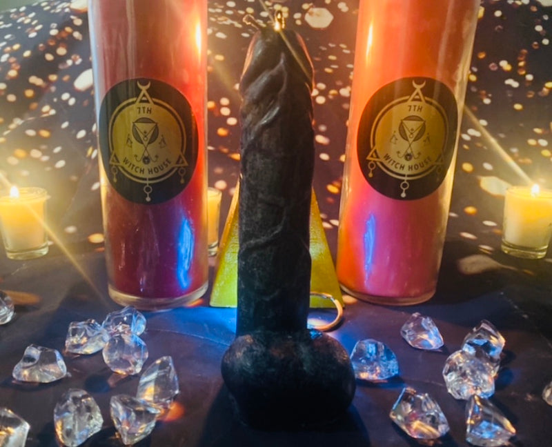 Limp Dick Hex Candle