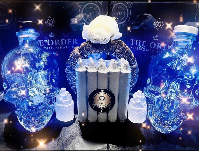 Silver Demonic Chime Candles