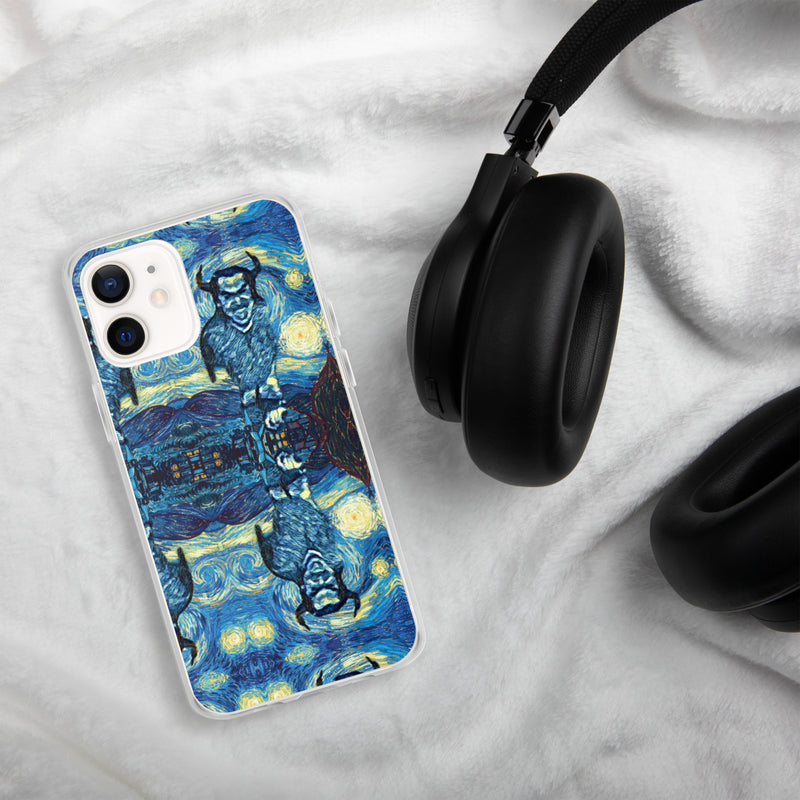 Demonic Starry Night iPhone Case