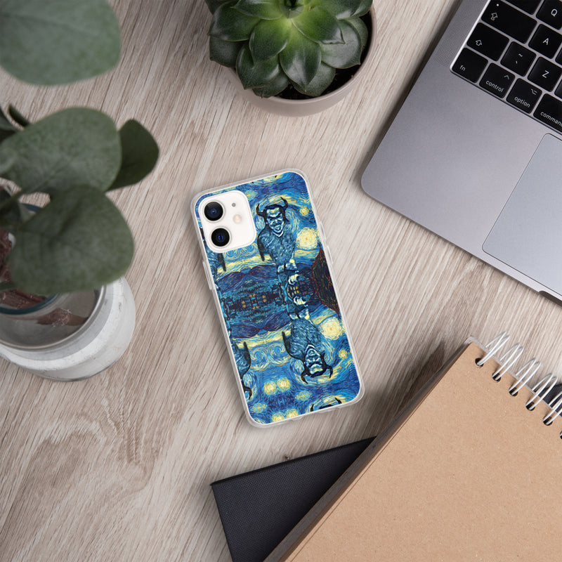 Demonic Starry Night iPhone Case