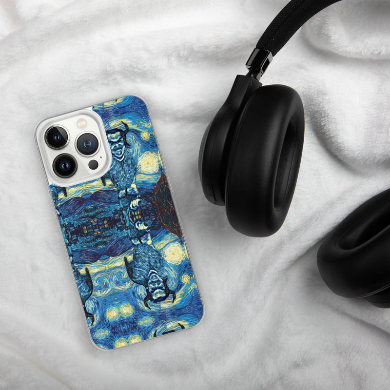 Demonic Starry Night iPhone Case