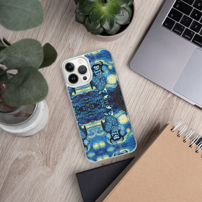 Demonic Starry Night iPhone Case