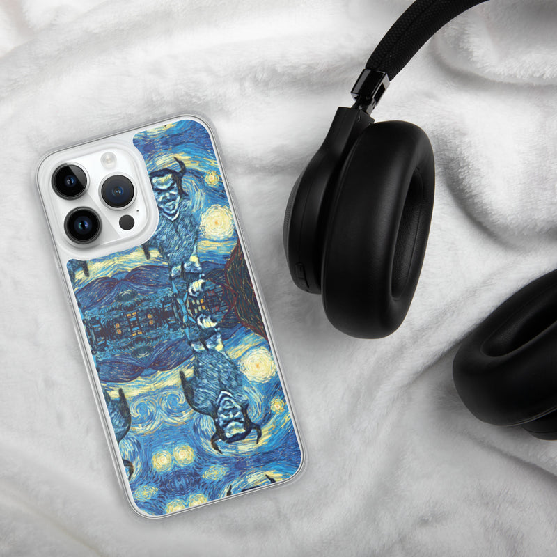Demonic Starry Night iPhone Case