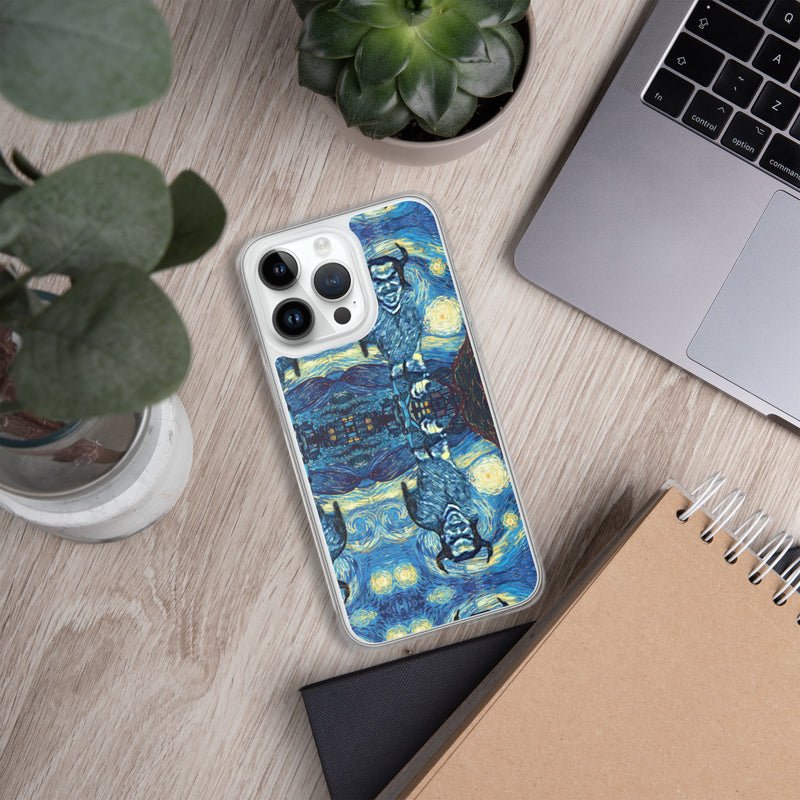 Demonic Starry Night iPhone Case