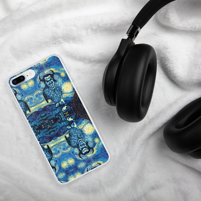Demonic Starry Night iPhone Case