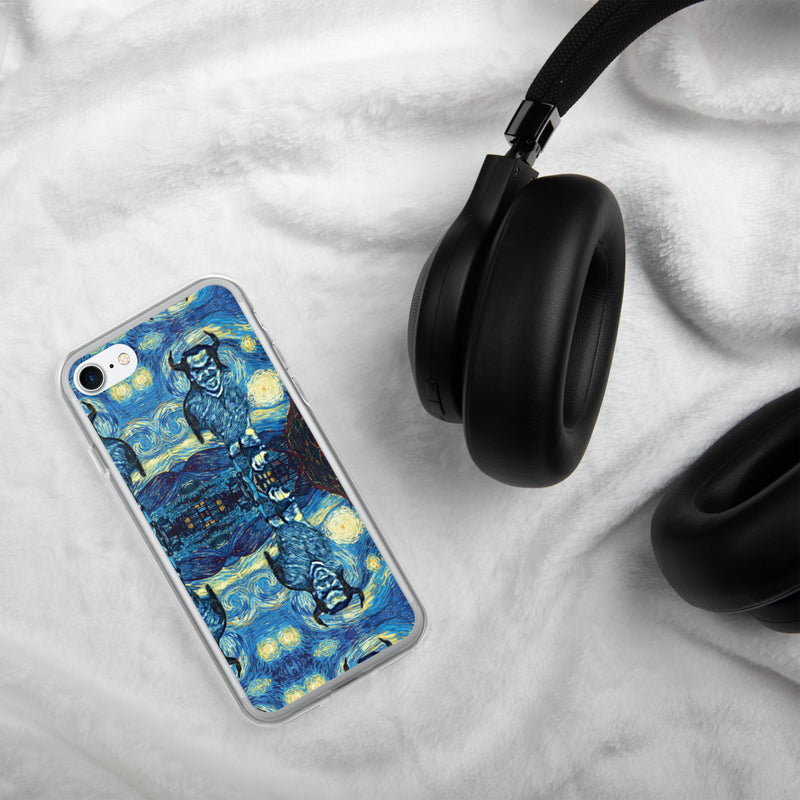 Demonic Starry Night iPhone Case